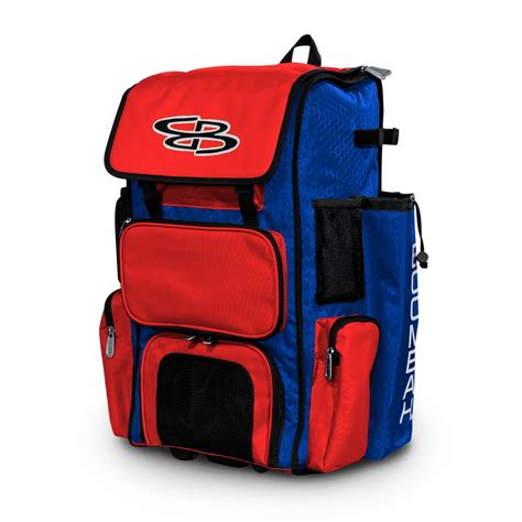 boombah rolling superpack baseballsoftball gear bag wheeled version