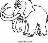 Mammoth Wooly Coloring Woolly Pages Drawing Getcolorings Getdrawings sketch template