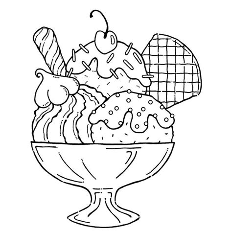 ice cream coloring pages  kids educative printable ice cream