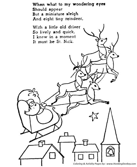night  christmas coloring pages christmas story coloring pages