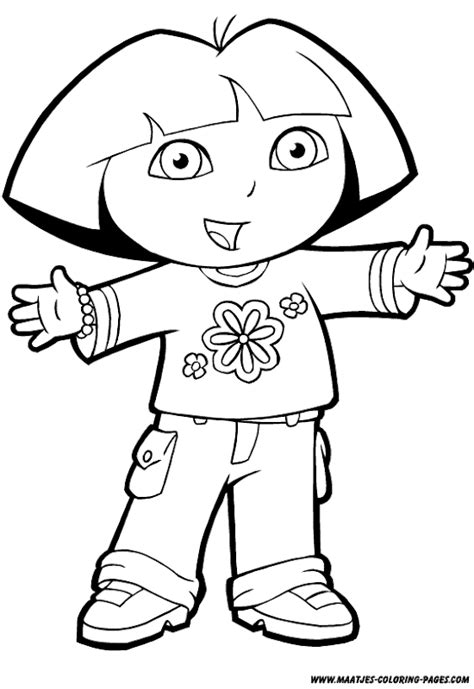 coloring pages  dora  coloring pages collections