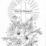Coloring Pages Risen He Easter Printable Jesus Flandersfamily Info Colouring Sunday Sheets Choose Board Bible Adult sketch template