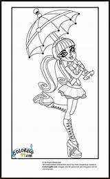 Monster High Coloring Pages Draculaura Colouring Coloring99 Ultimate Bookmark Title Cartoon Read Ministerofbeans sketch template