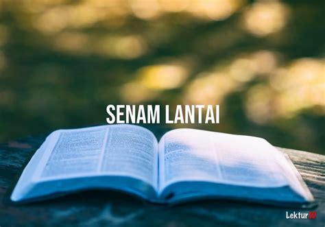 arti senam lantai  kamus besar bahasa indonesia kbbi