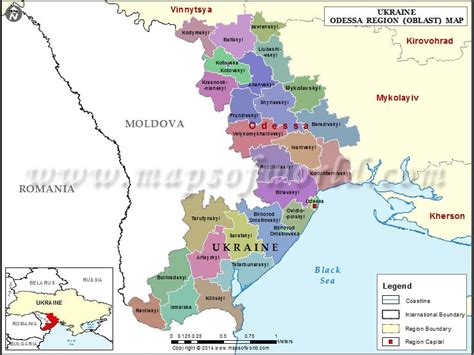 odessa oblast map map  odessa region oblast ukraine