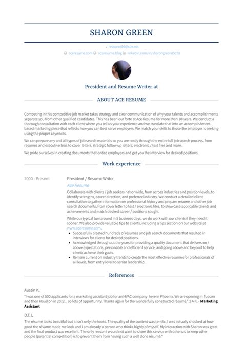 resume resume samples  templates visualcv