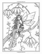 Coloring Pages Fairy Molly Harrison Fantasy Fairies Printable Adults Adult Bing Book sketch template