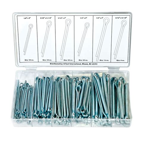 tool  piece cotter pin assortment kti