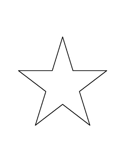 printable   star template