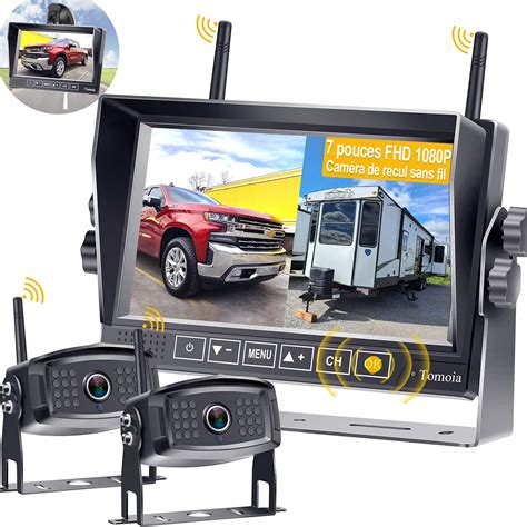 buy reversing cameras wireless hd p   dualquad split monitor dvr recorder rear view