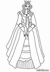 Coloring Medieval Pages Times Princess Popular sketch template