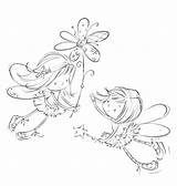 Fedotova Stempel Fairies Gnomes Designlooter Digi Innen Mentve sketch template