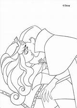 Coloring Pages Disney Sleeping Beauty Aurora Para Kissing Colorir Desenhos Pasta Escolha Imprimir Bela sketch template