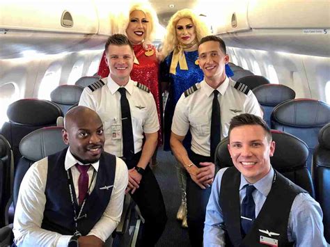 American Airlines Operates First Ever Flight With All Lgbtq Crew