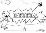 Coloring Pages Name Own Make Emma Create Print Color Names Says Getcolorings Printable Online Say Spelling Getdrawings Colori Template Spell sketch template