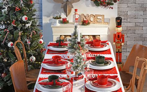 ideas  inspiraciones decoracion de la mesa de navidad eminza