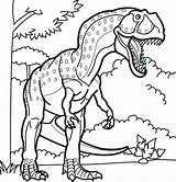 Dinosaur Coloring Pages Preschool Getcolorings sketch template