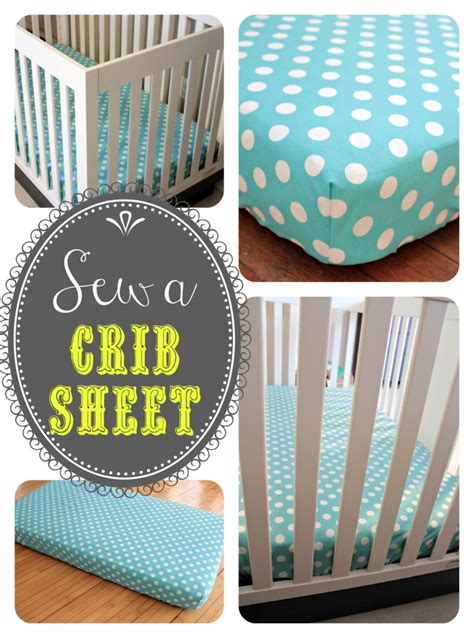 diy fitted sheet  crib sewing