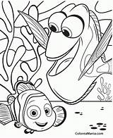 Coloring Nemo Dory Crayola Doris sketch template