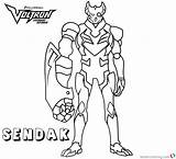 Voltron Legendary Defender Sendak sketch template