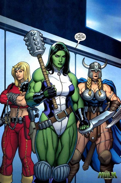 she hulk thundra and valkyrie frank cho c hulk character marvel