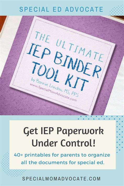 ultimate iep binder toolkit  special ed parents special mom