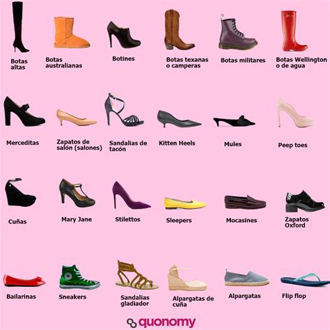 Cómo Se Llaman Los Zapatos De Mujer Según Su Forma