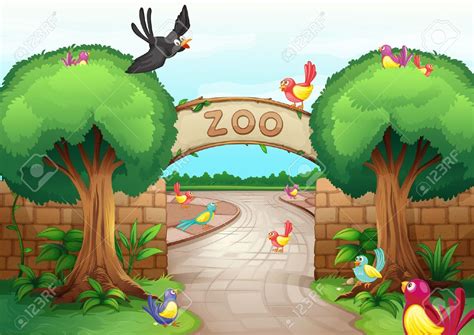 zoo gate illustration   clipart panda  clipart images