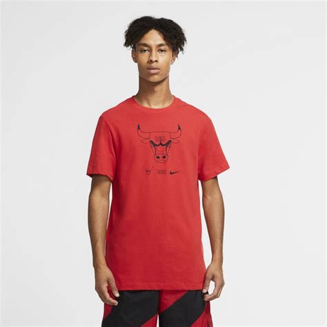 nike nba chicago bulls dri fit t shirt red teams from