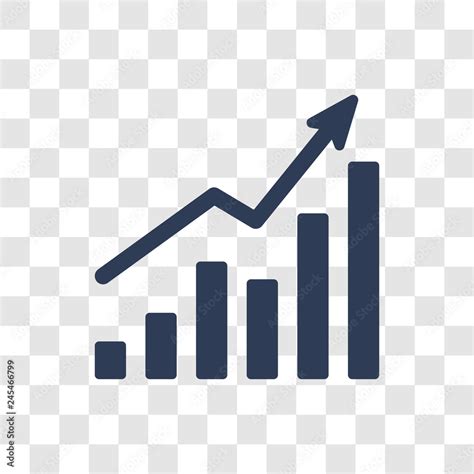 increasing stocks icon vector stock vector adobe stock