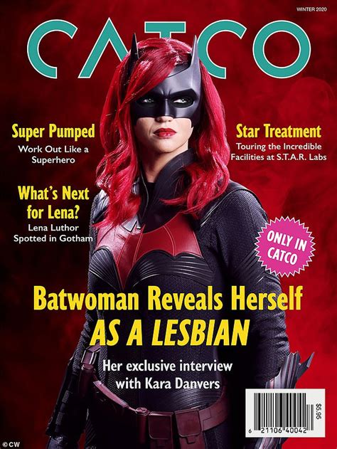 batwoman reveals herself as a lesbian on magazine cover in new episode