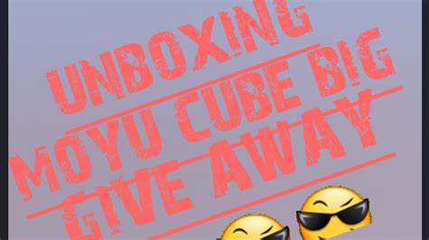 unboxing cubemoyu cube youtube