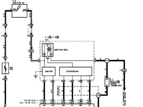 toyota corolla distributor wiring diagram qa  afe age