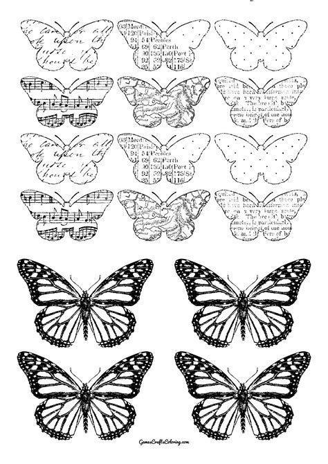 gcc printable butterflies   handwriting