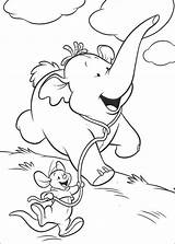 Coloring Heffalump Lumpy Pages Popular sketch template