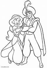 Aladdin Coloring Pages Disney Wedding Jasmine Drawing Kids Printable Cool2bkids Characters Colouring Getdrawings Character Choose Board sketch template