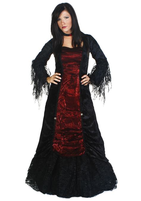Women S Gothic Vampire Costume Halloween Costume Ideas 2021