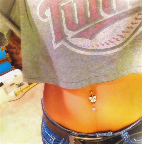 double belly button piercing tumblr