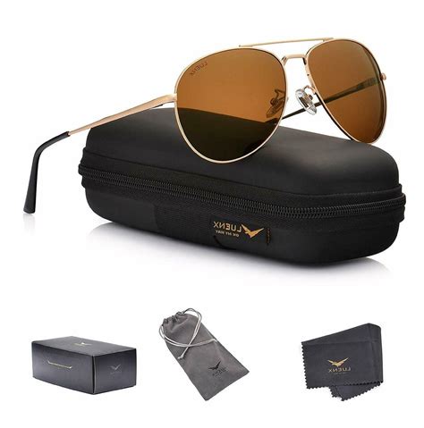 luenx aviator sunglasses polarized uv 400 protecti