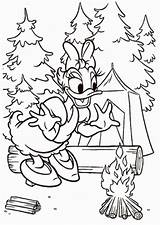 Coloring Camping Pages Disney Camp Printable Daisy Duck Kids Fire Print Bestcoloringpagesforkids sketch template