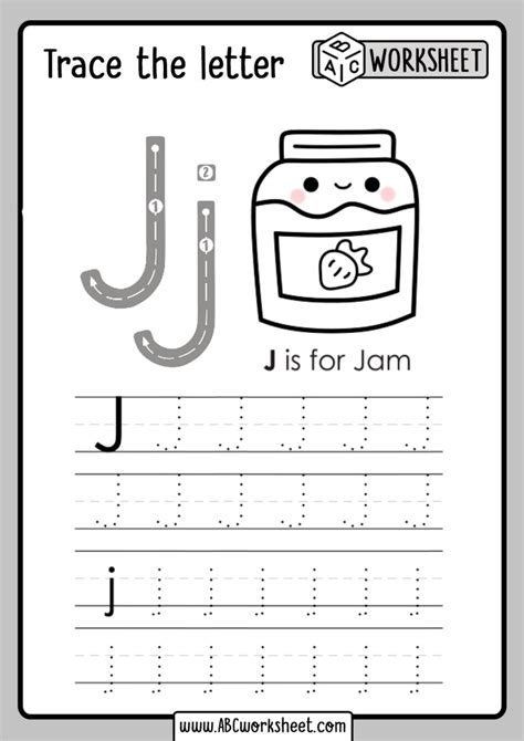 Letter Tracing Worksheets Letters A J Alphabet Letters Tracing