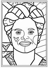 Romero Britto Dilma Brito Contemporânea Presidente Andrea Riscos Tudodesenhos Escolar Monalisa Famosas Atividades Espaço Educar Telas Pesquisa Visuais Salvo Alienado sketch template