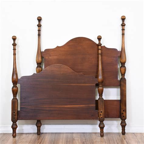 antique twin beds  featured   solid wood   mahogany