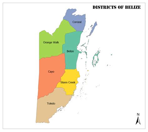 districts  belize mappr