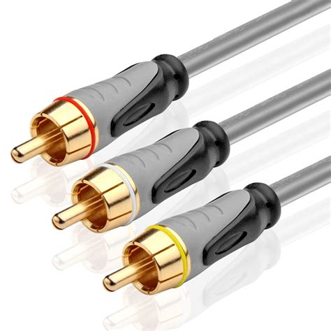 amazoncom tnp premium  rca cable  ft rca av rca composite
