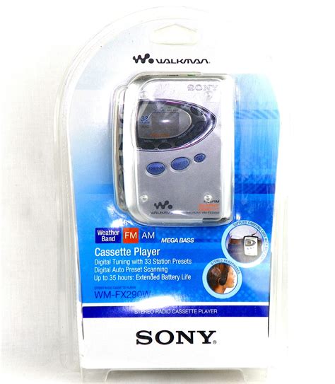 sony wm fxw walkman amfmweather radio  cassette player buy   united arab