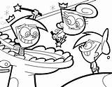 Coloring Fairly Pages Oddparents Timmy Wanda Odd Parents Cosmo Turner Cosmos Colouring Print Printable Para Colorear Magicos Padrinos Snake Los sketch template