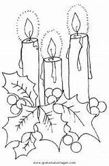 Kerze Kerzen Malvorlage sketch template