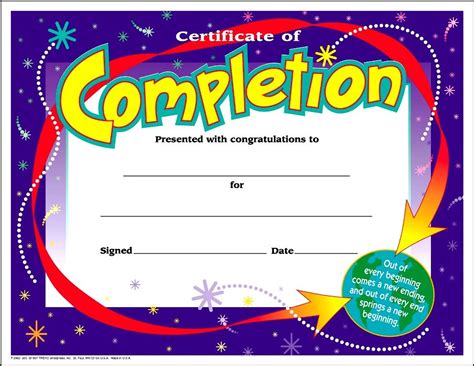 certificate template  kids certificates templates