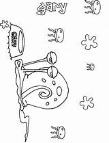 Gary Spongebob Coloring Pages Pets Print Color Snal Bottom Colour Bikini Enjoy Gif sketch template